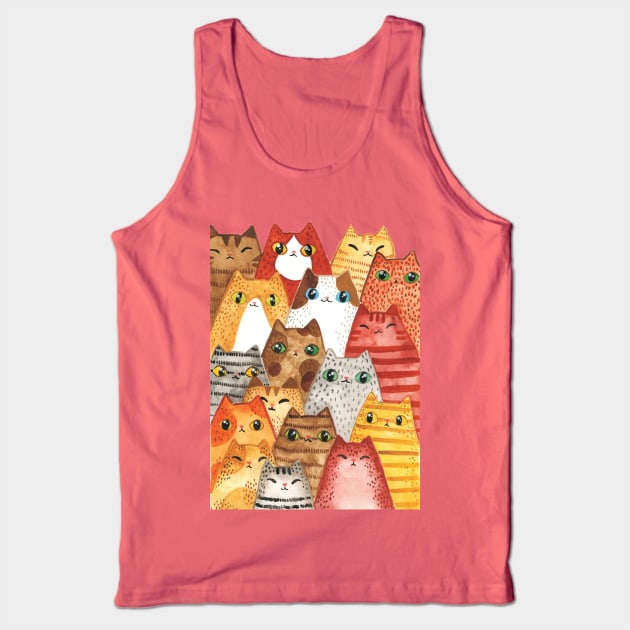 Cats Tank Top by jessthechen